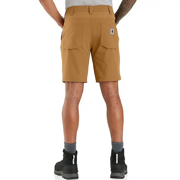 Carhartt LWD Hybrid Shorts NWT Gorpcore Size 42 Carhartt Brown UPF 50 - Picture 3 of 12